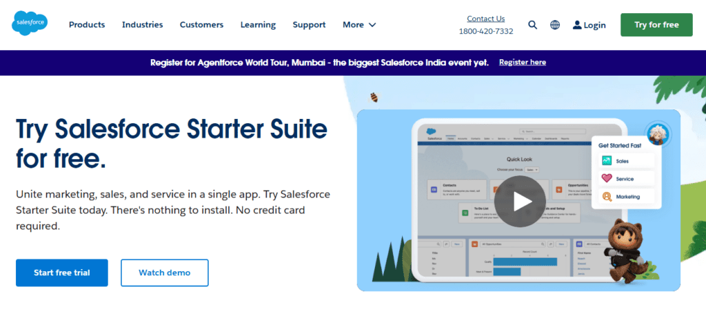 Salesforce website